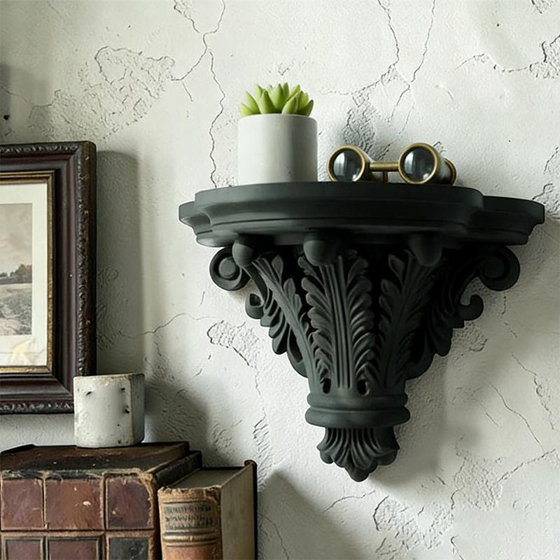 Home Decor Catalog - Gothic Floating Wall Shelves Corner Display