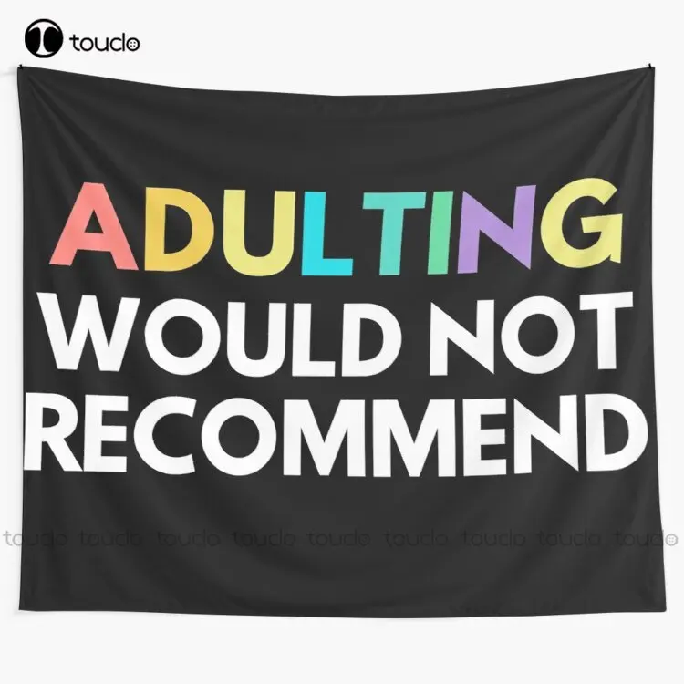 Home Decor Website - New Adulting Would Not Recommend Tapestry