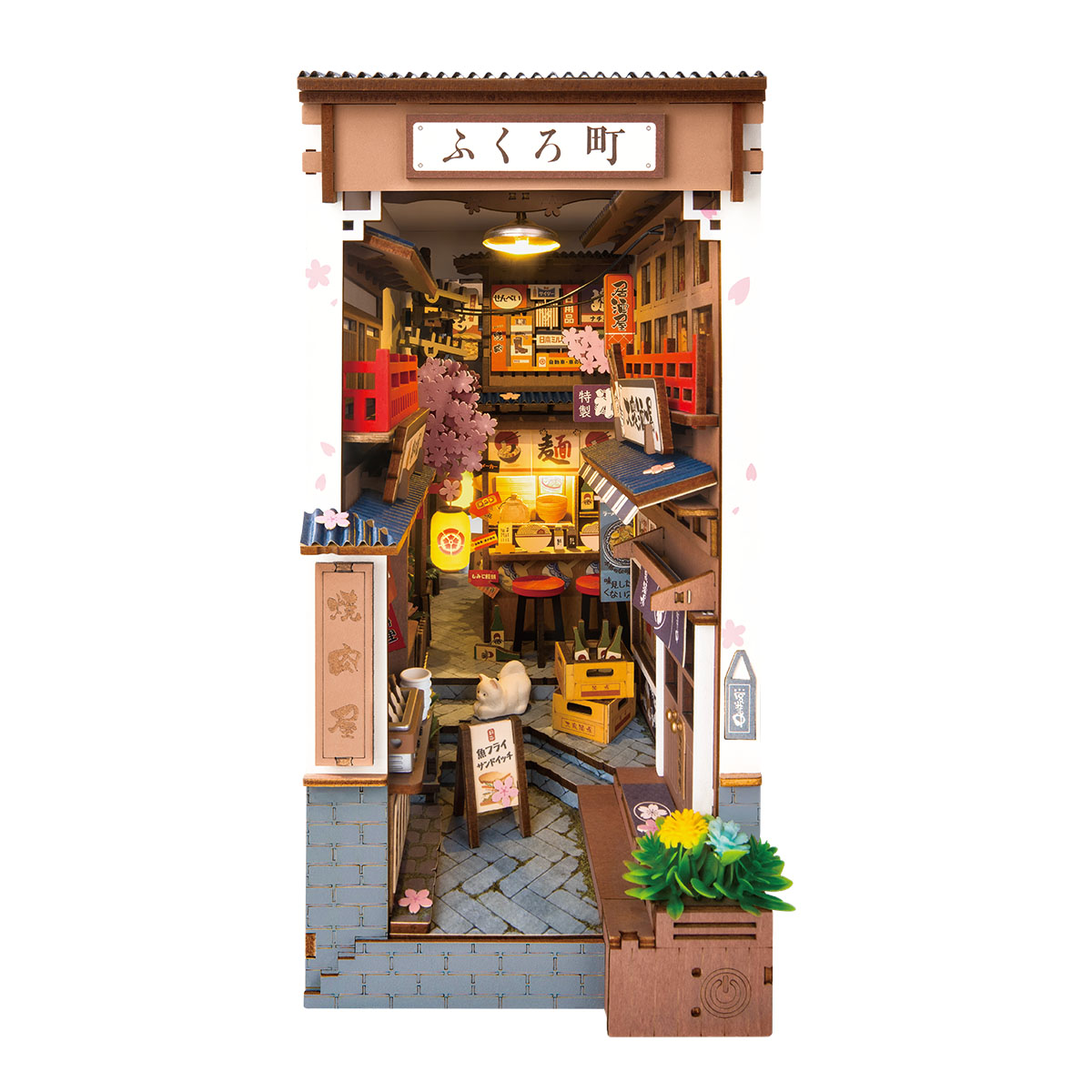 Home Decor Catalog - Robotime Rolife Sakura Wine Alley Japanese