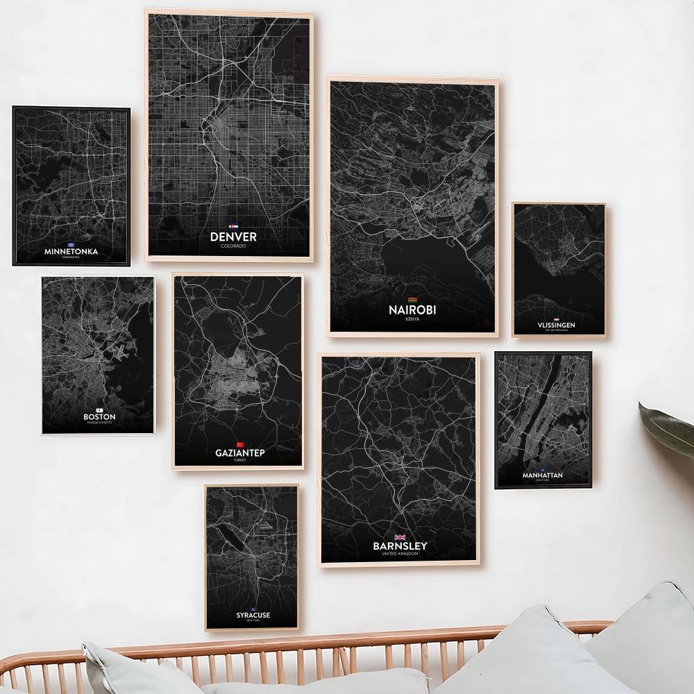 Home Decor New York - Paris London New York CUSTOM City