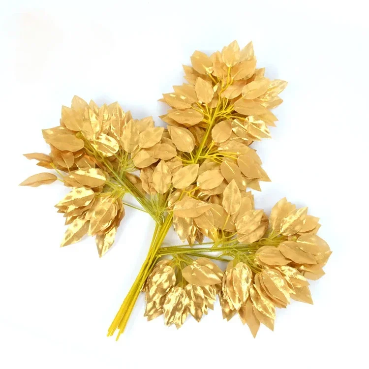Artificial Hanging Plants - 12pcs/one Dozen Artificial Golden Banyan Tree