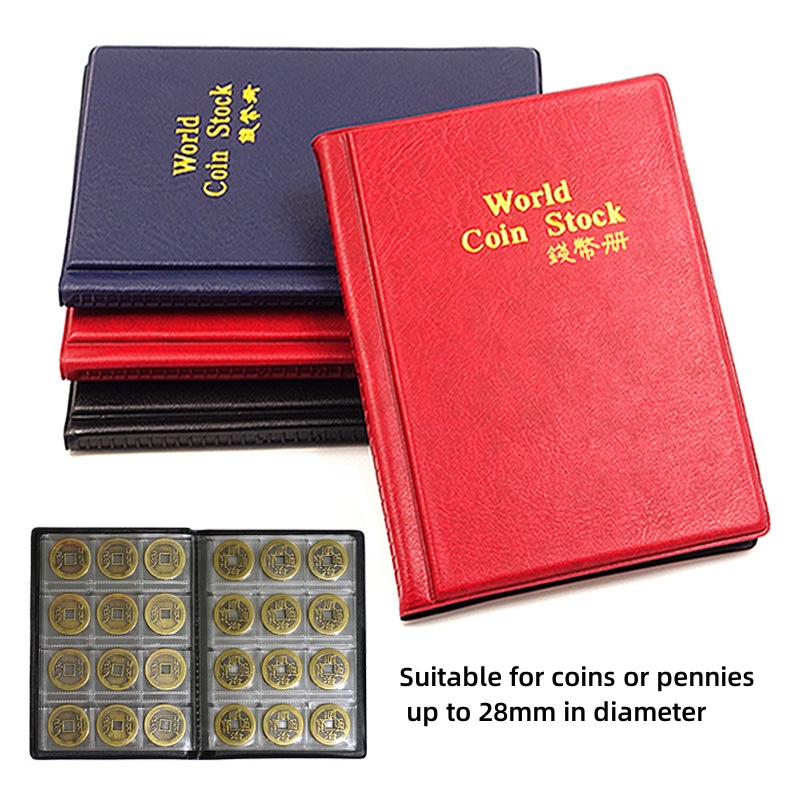 Home Decor Catalog - 120Pockets Album for Coins Collection Book