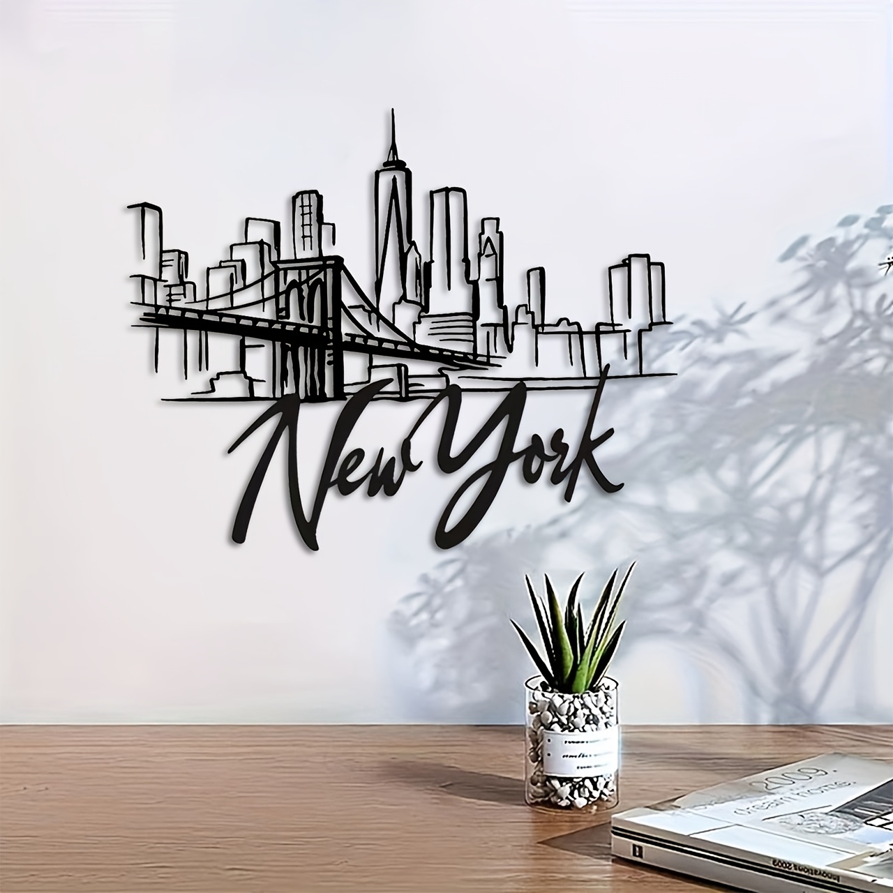Home Decor New York - CIFBUY Metal Wall Art New York