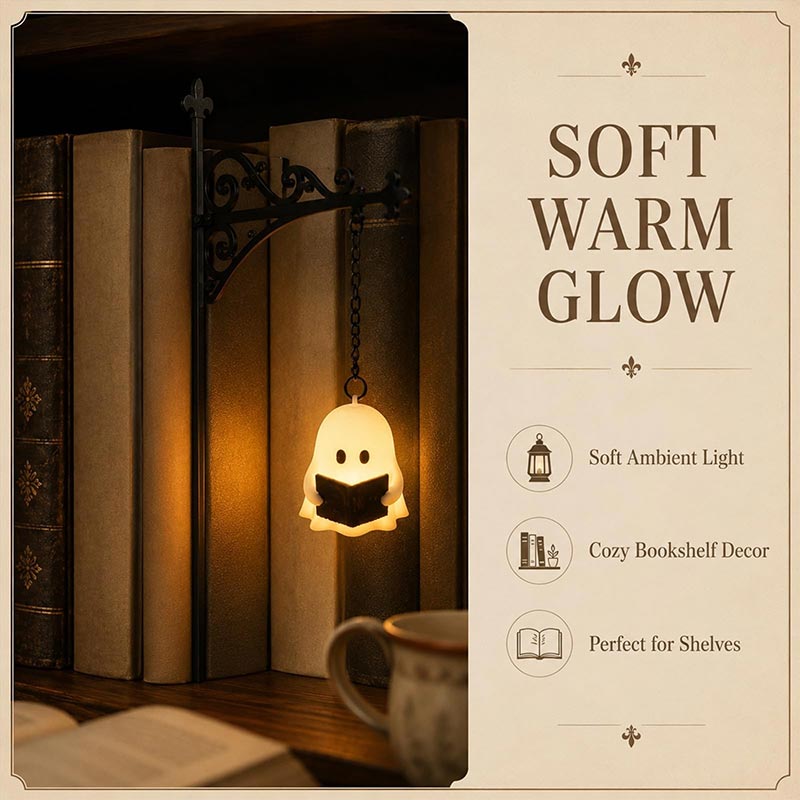 Ghost Shaped Bookshelf Lantern - Home Decor Catalog ulasan dan harga