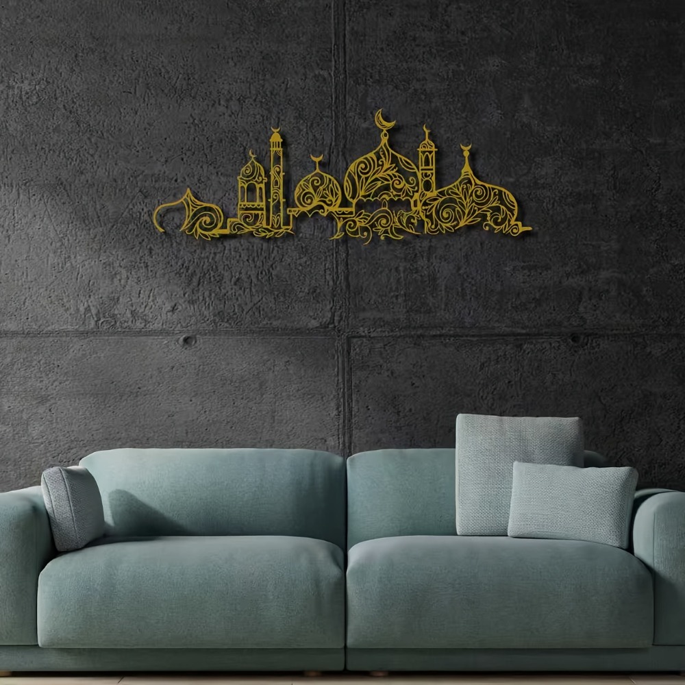 CIFBUY Iron Wall Art Islamic M - Home Decor Rustic ulasan dan harga