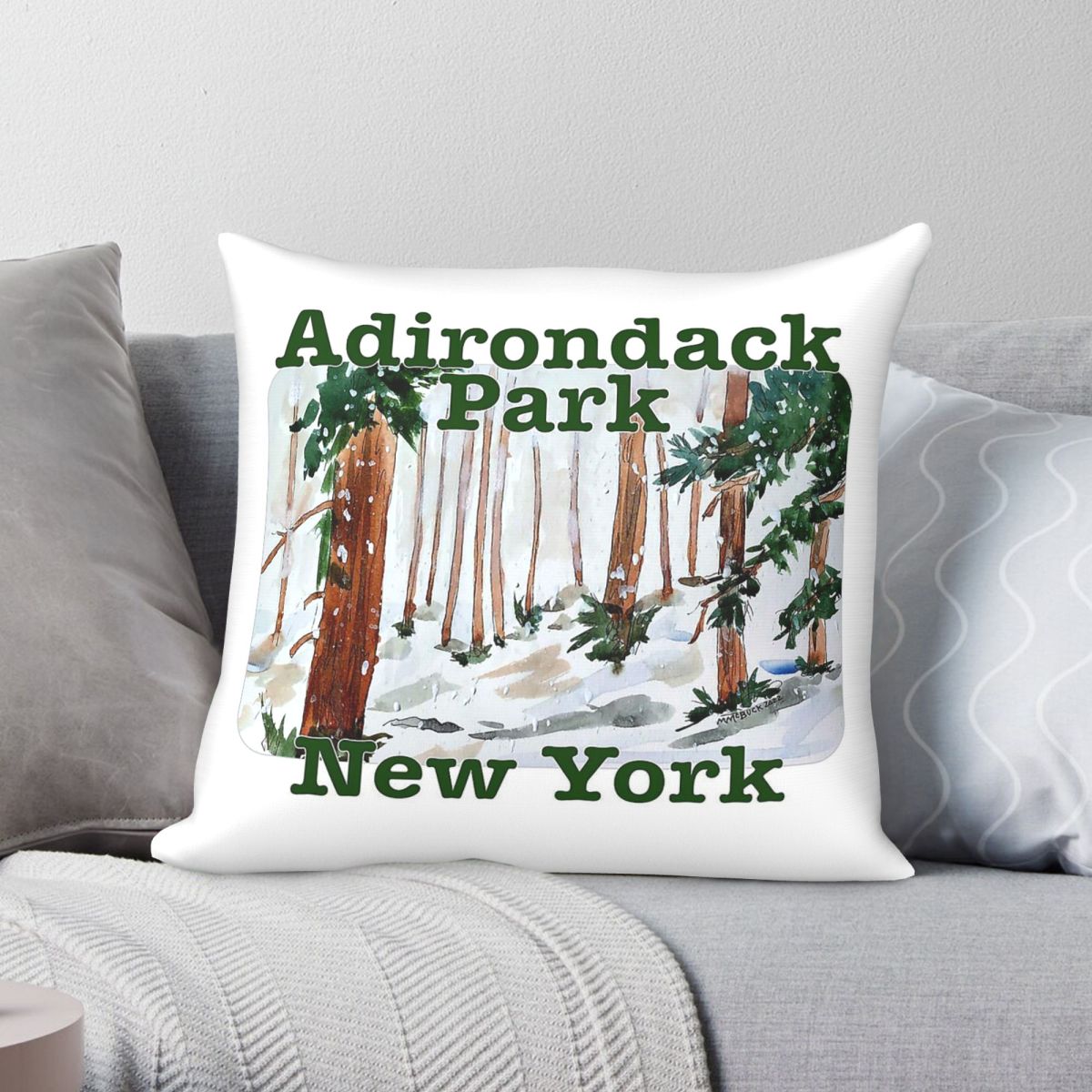 Adirondack Park New York Pillo - Home Decor New York ulasan dan harga