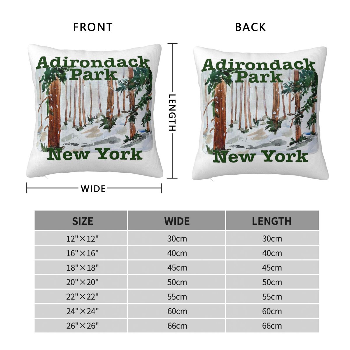 Adirondack Park New York Pillo - Home Decor New York ulasan dan harga