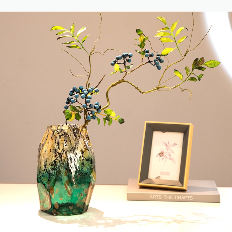 Glass Vase Irregular Gradients - Terrarium Glass Bottle ulasan dan harga