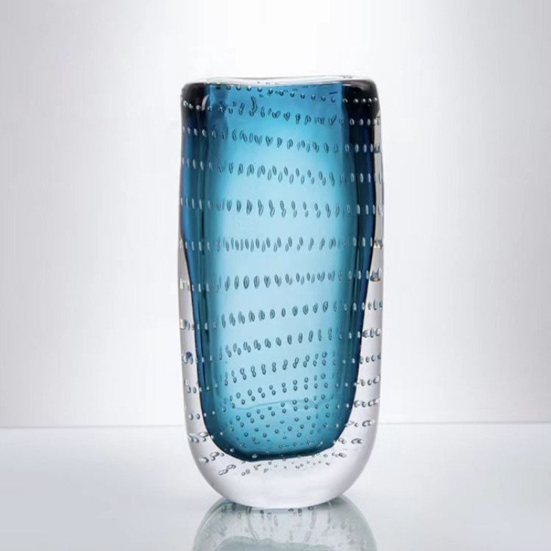 Glass Vase Blue Transparent Do - Terrarium Glass Bottle ulasan dan harga
