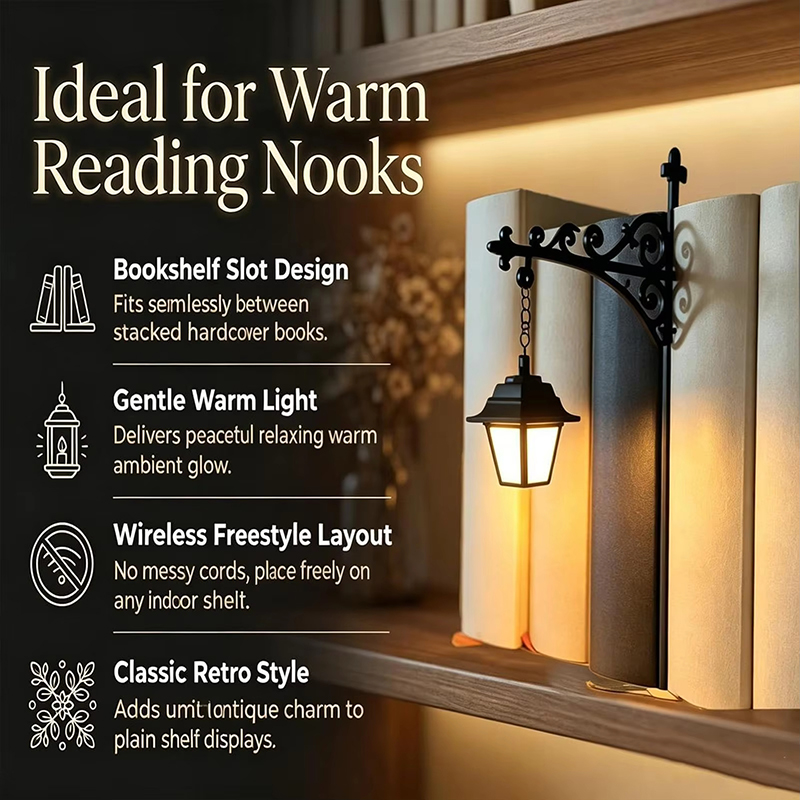 Vintage Bookshelf Lamp Library - Home Decor Catalog ulasan dan harga