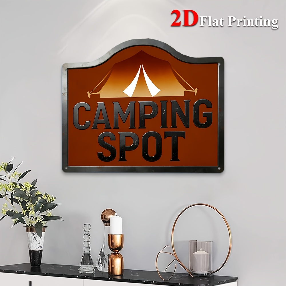 1pc 2D Flat Sign Artwork Depic - Home Decor Location ulasan dan harga