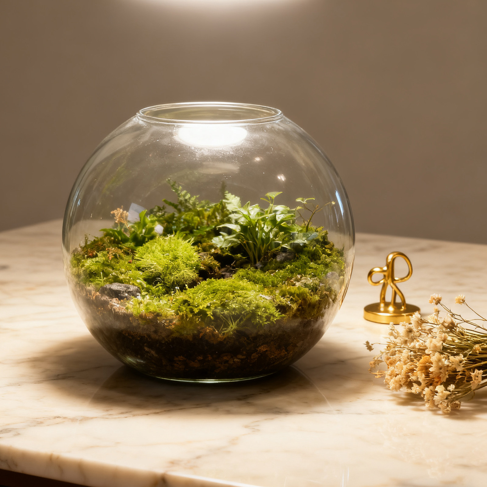 1Pcs Compact Micro Landscape G - Terrarium Glass Bottle ulasan dan harga