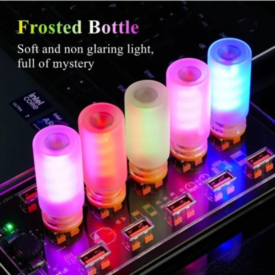 5V USB LED Filament Glass Book - Home Decor Catalog ulasan dan harga