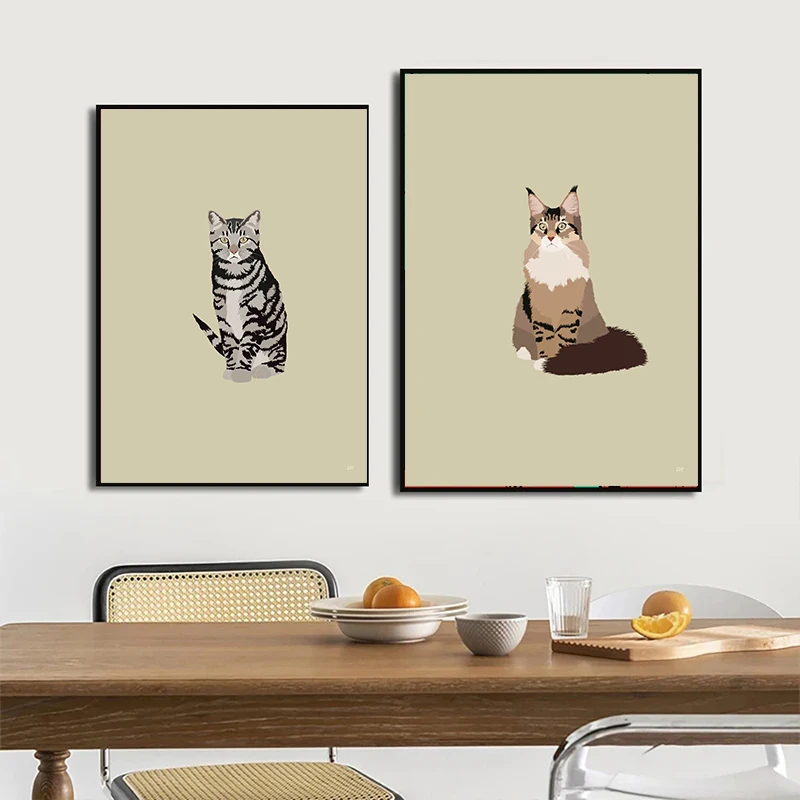 Cute Siamese Sphynx Scottish F - Home Decor Minimal ulasan dan harga