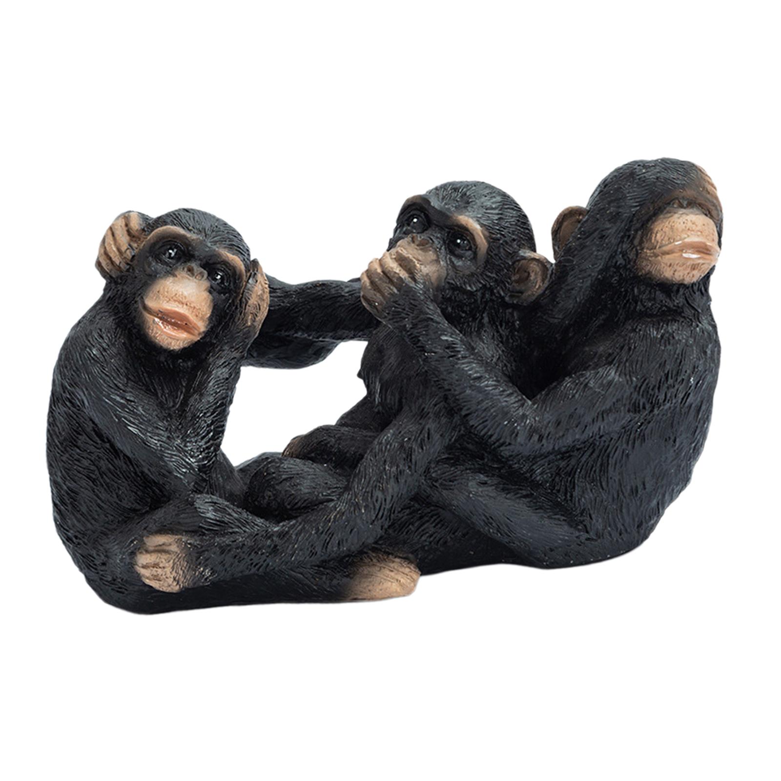 Monkey Statue Sculpture Resin  - Abstract Sculpture Resin ulasan dan harga