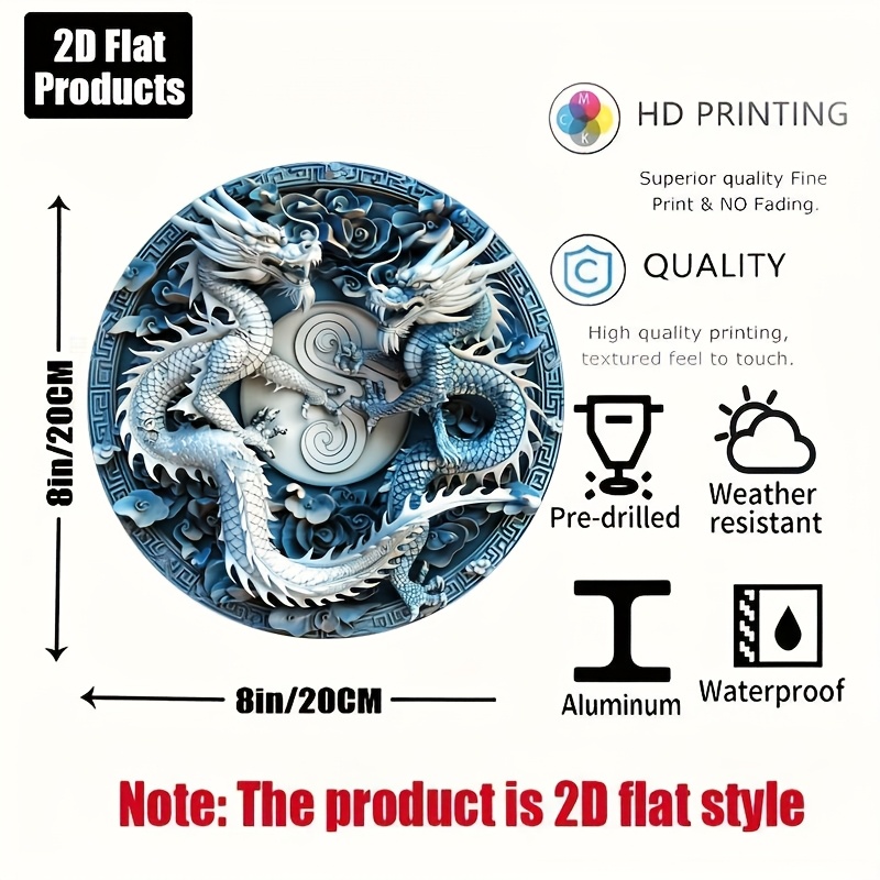 2D Flat, 2D flat printing, 1pc - Home Decor Theme ulasan dan harga