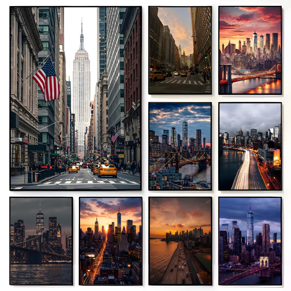Urban Skyline New York Manhatt - Home Decor New York ulasan dan harga