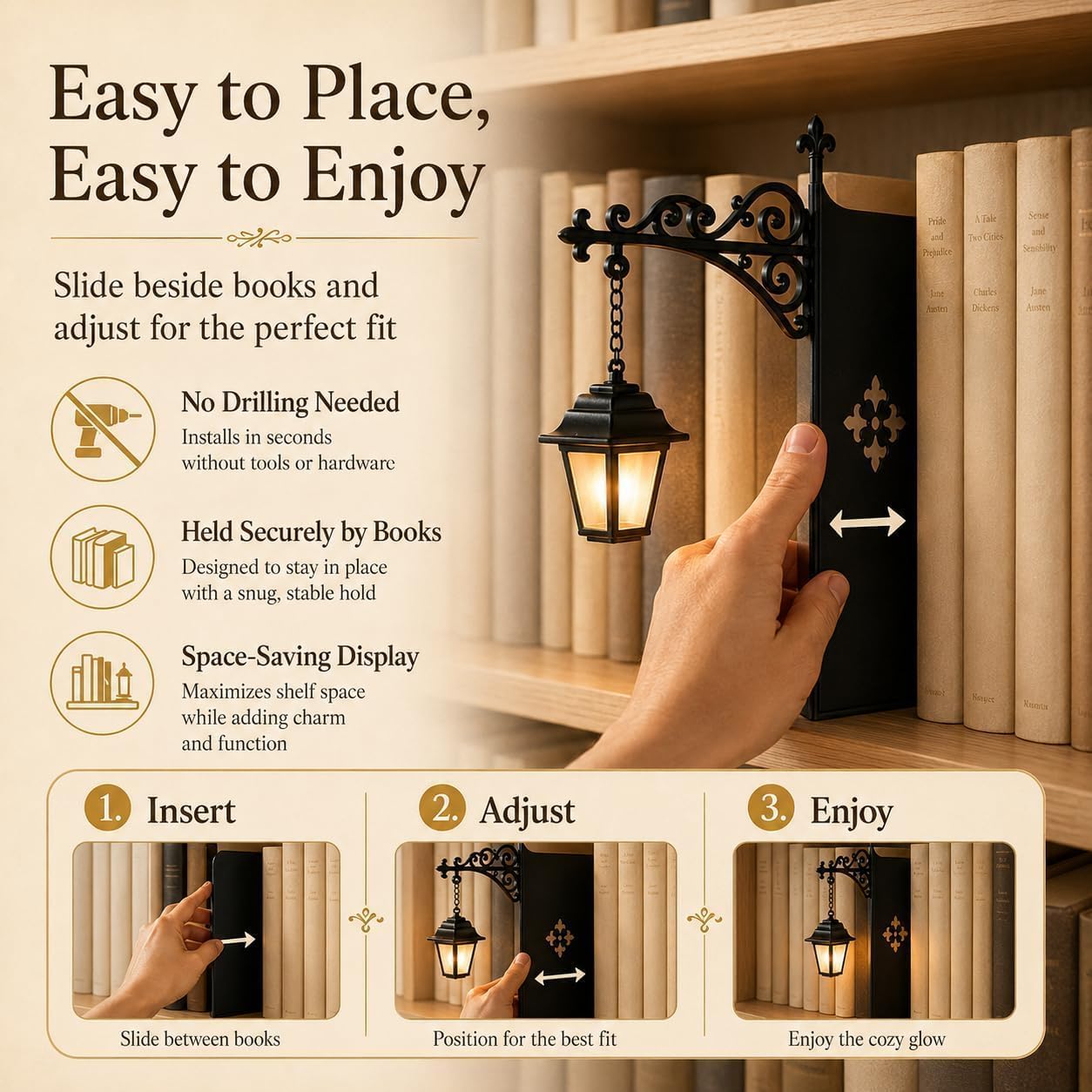 Mini Vintage Library Lantern B - Home Decor Catalog ulasan dan harga