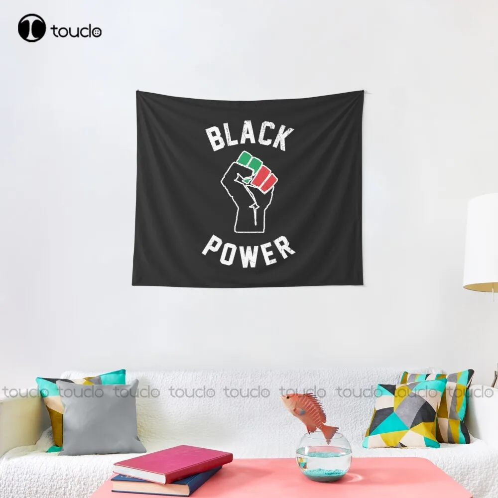 Black Power Fist Tapestry Tape - Home Decor Website ulasan dan harga