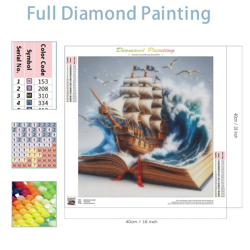 SDOYUNO Diy Diamond Mosaic Boo - Home Decor Catalog ulasan dan harga