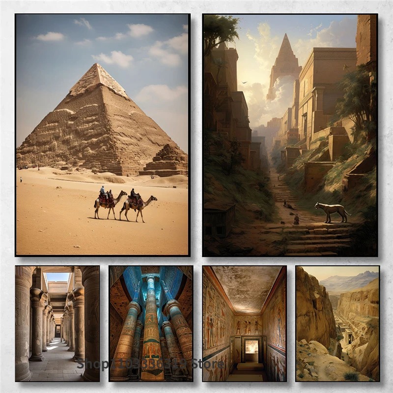 Ancient Egypt Landscape Great  - Home Decor Egypt ulasan dan harga