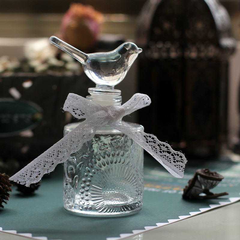 Crystal Glass Bird Jar Exquisi - Terrarium Glass Bottle ulasan dan harga