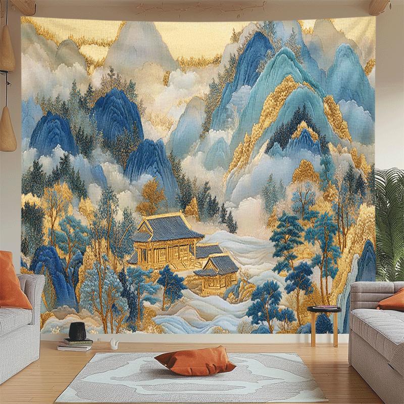 Vintage Chinese Landscape Tape - Home Decor Under 100 ulasan dan harga