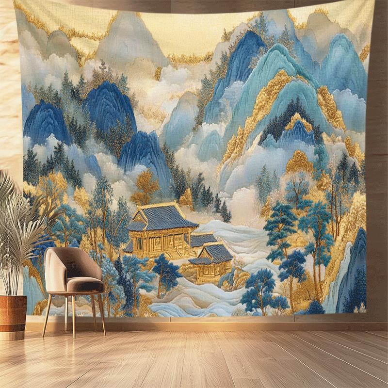 Vintage Chinese Landscape Tape - Home Decor Under 100 ulasan dan harga