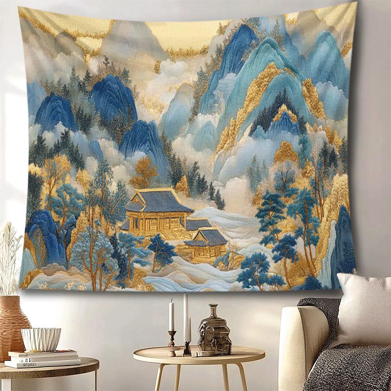 Vintage Chinese Landscape Tape - Home Decor Under 100 ulasan dan harga