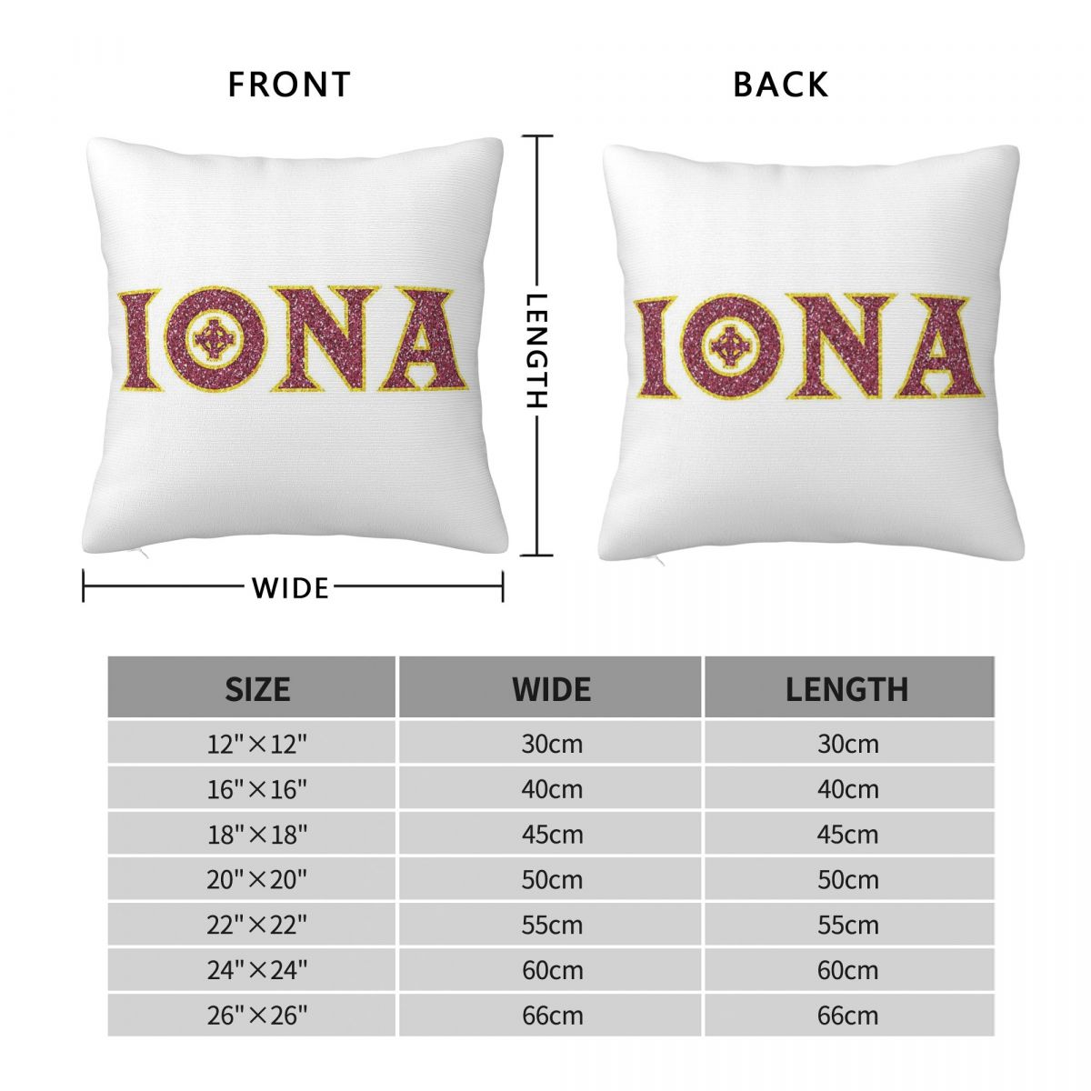 Iona College New York Square P - Home Decor New York ulasan dan harga