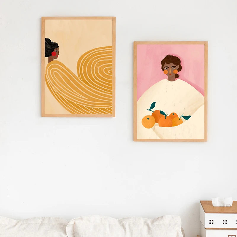 Colourful Line Stripes Girls A - Home Decor Minimal ulasan dan harga