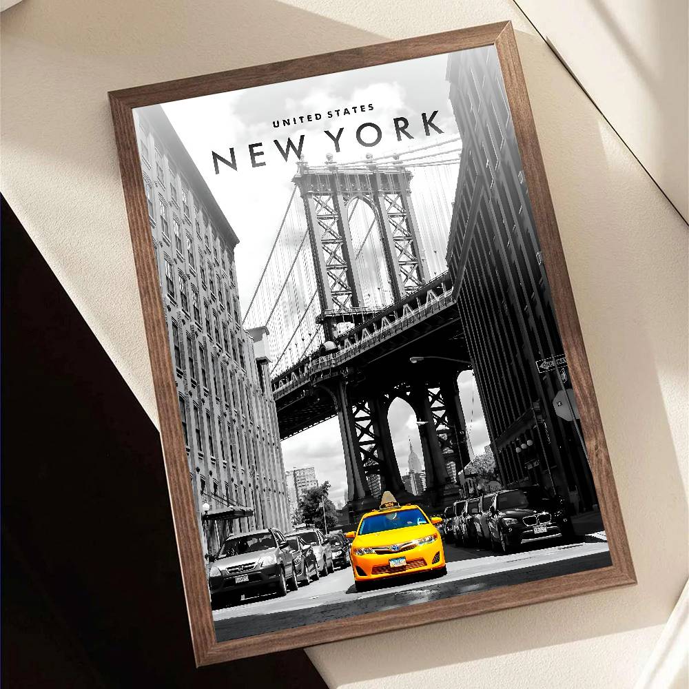 New York City Landscape Paper  - Home Decor New York ulasan dan harga