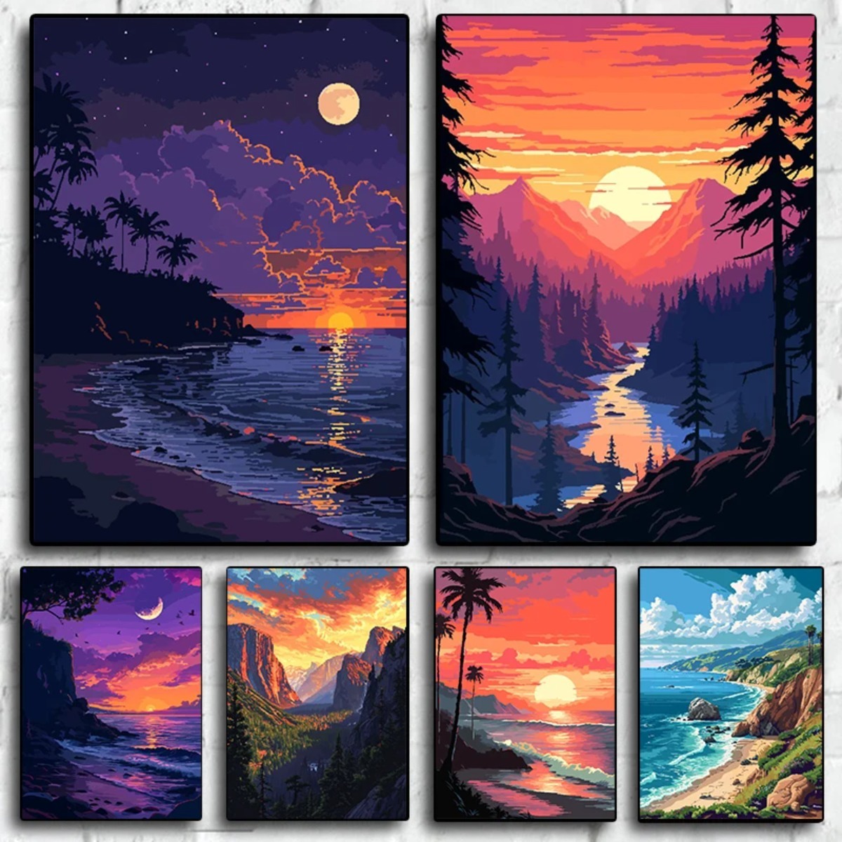 Nature Usa Poster Hawaii Sunse - Home Decor Usa ulasan dan harga