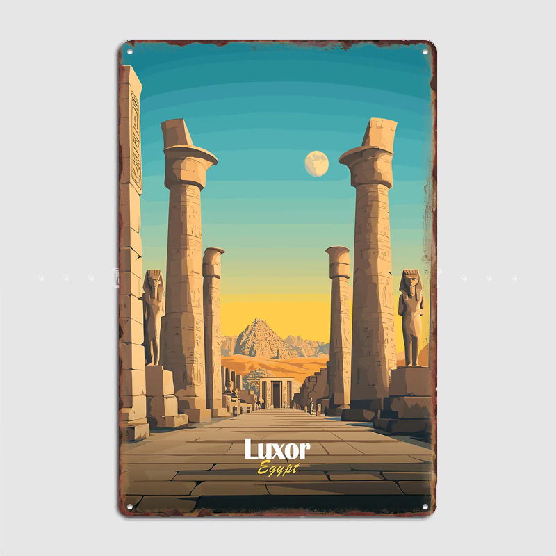 Luxor Egypt Travel Scenery Pos - Home Decor Egypt ulasan dan harga
