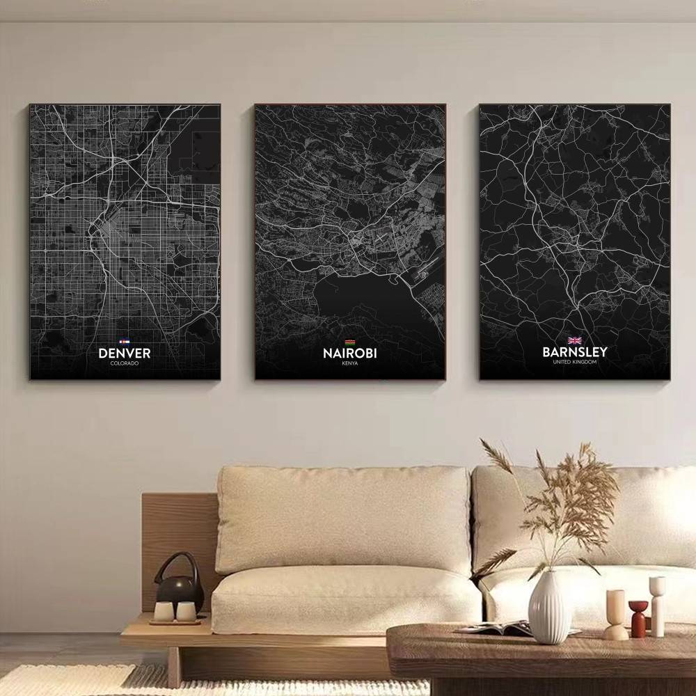 Paris London New York CUSTOM C - Home Decor New York ulasan dan harga