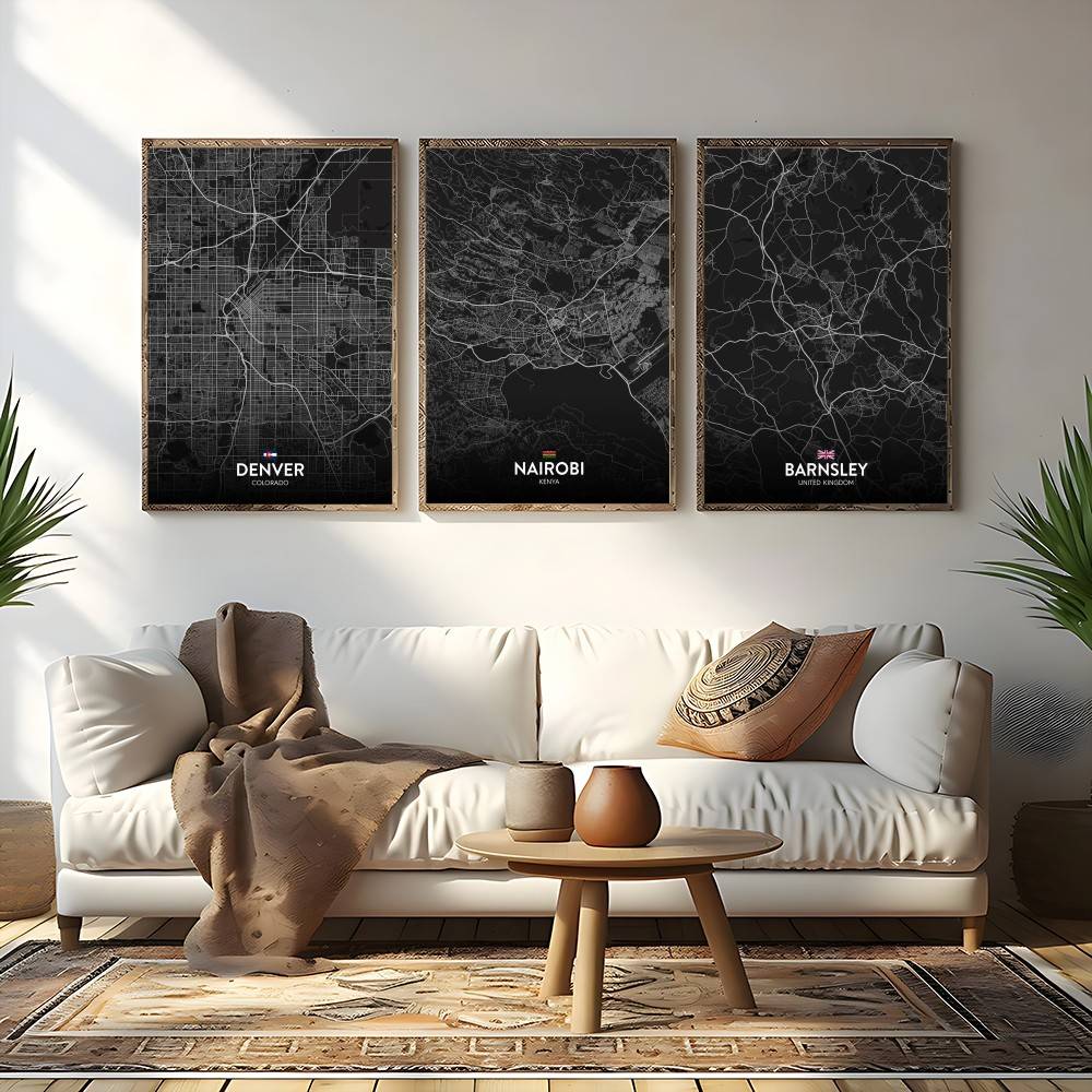 Paris London New York CUSTOM C - Home Decor New York ulasan dan harga