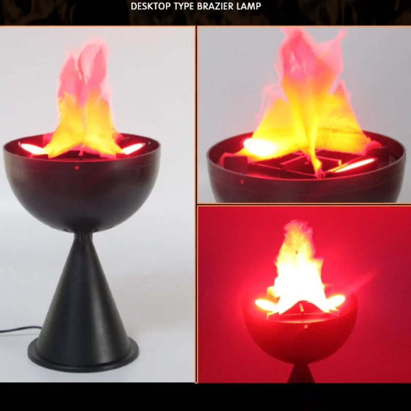 3D Fake Flame Lamp Simulation  - Home Decor Shop ulasan dan harga