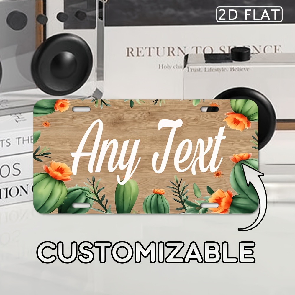 2D Flat 1pc Custom Plaque, Per - Home Decor Theme ulasan dan harga
