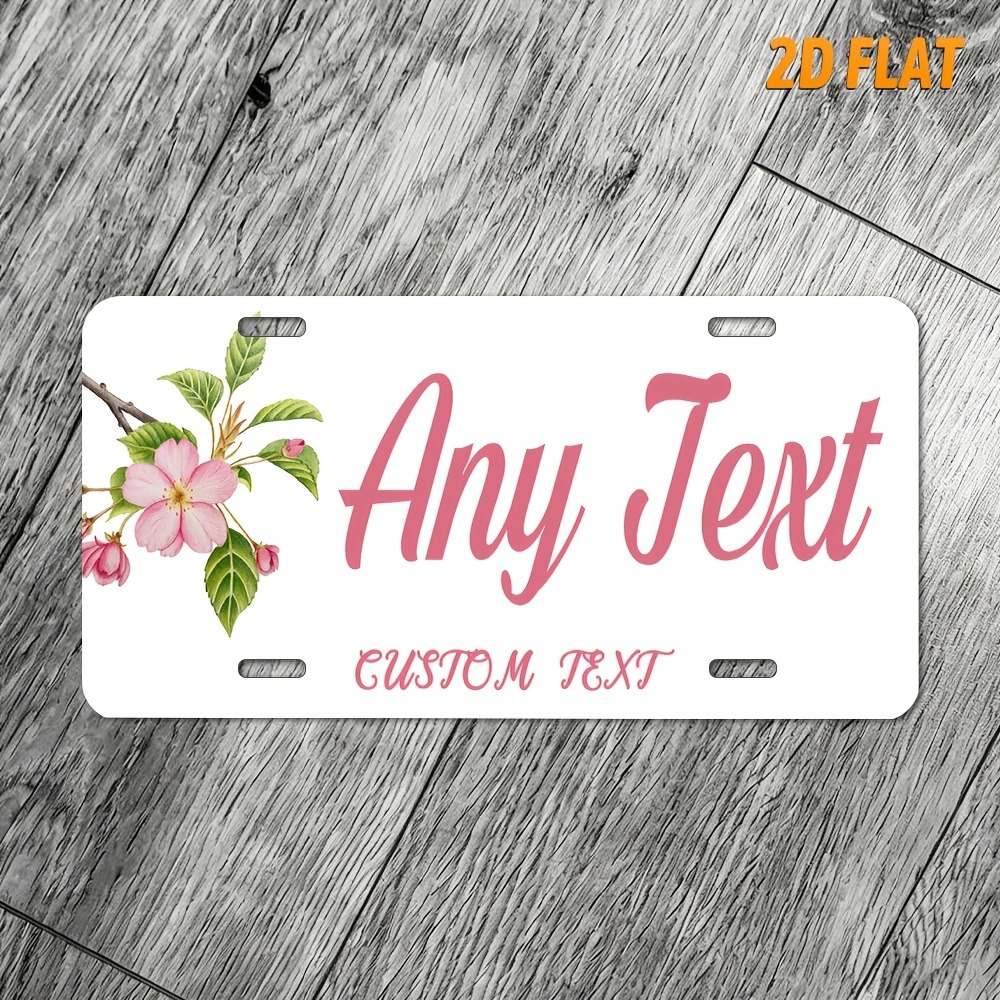 2D Flat 1pc Custom Plaque, Per - Home Decor Theme ulasan dan harga