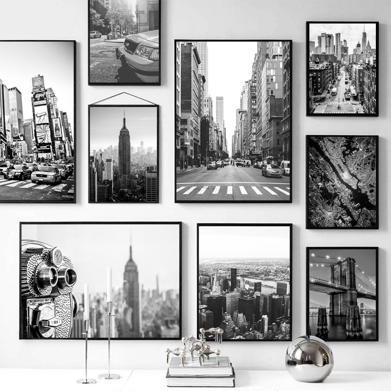 New York City Canvas Painting  - Home Decor New York ulasan dan harga