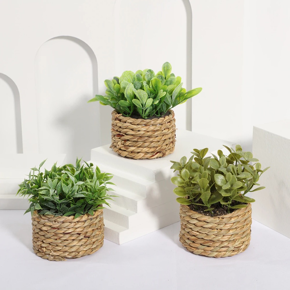 Green Artificial Potted Plant  - Artificial Hanging Plants ulasan dan harga