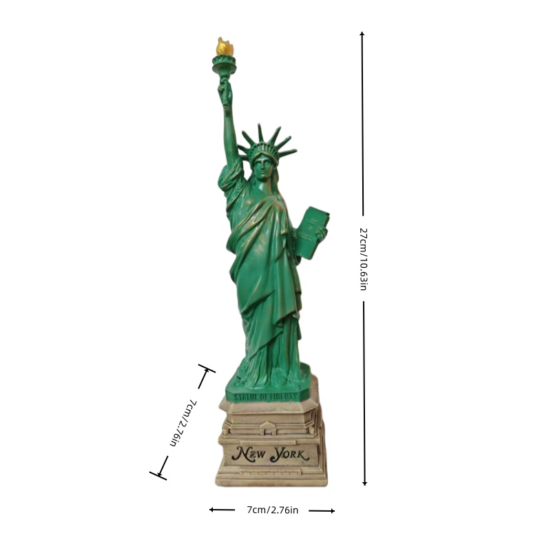 Statue of Liberty resin Statue - Home Decor New York ulasan dan harga