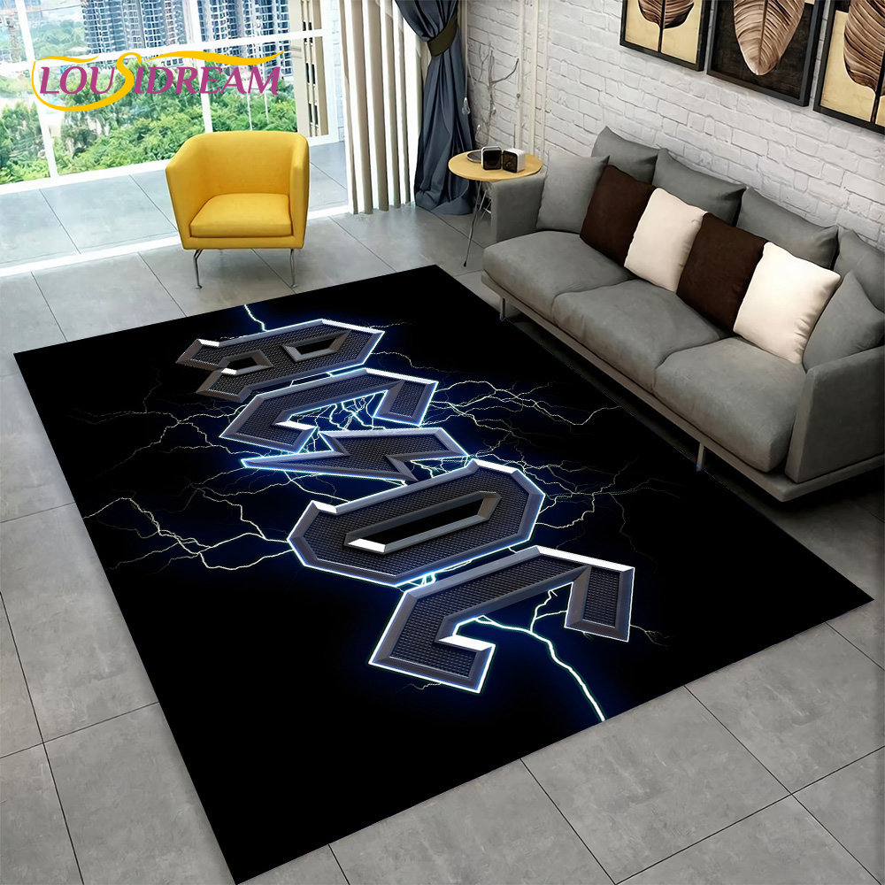 AC/DC Rock Band Area Rug Large - Home Decor Under 100 ulasan dan harga