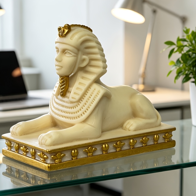 Ivory White Gilded Egyptian Sp - Home Decor Egypt ulasan dan harga