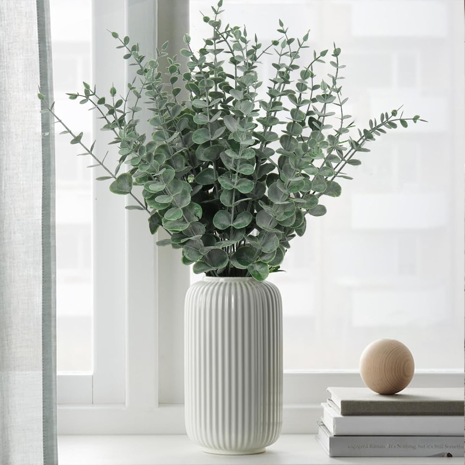 Artificial Plant Eucalyptus Le - Artificial Hanging Plants ulasan dan harga