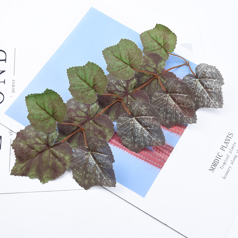 30/100 pcs Silk Maple Leaf Wed - Artificial Hanging Plants ulasan dan harga
