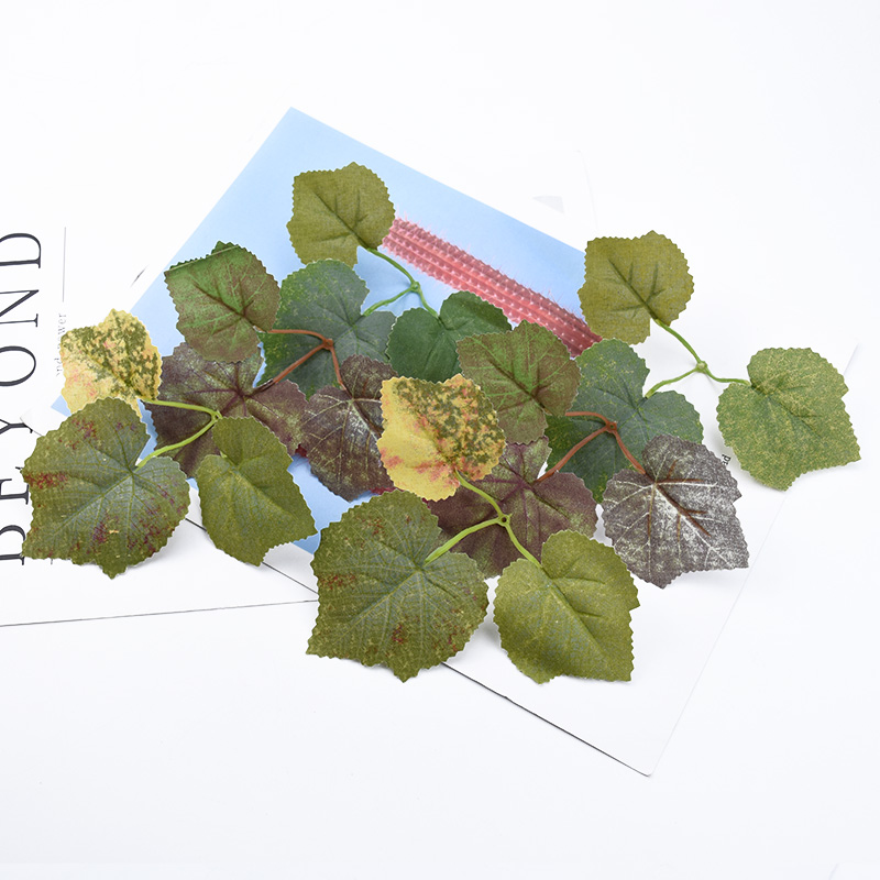 30/100 pcs Silk Maple Leaf Wed - Artificial Hanging Plants ulasan dan harga