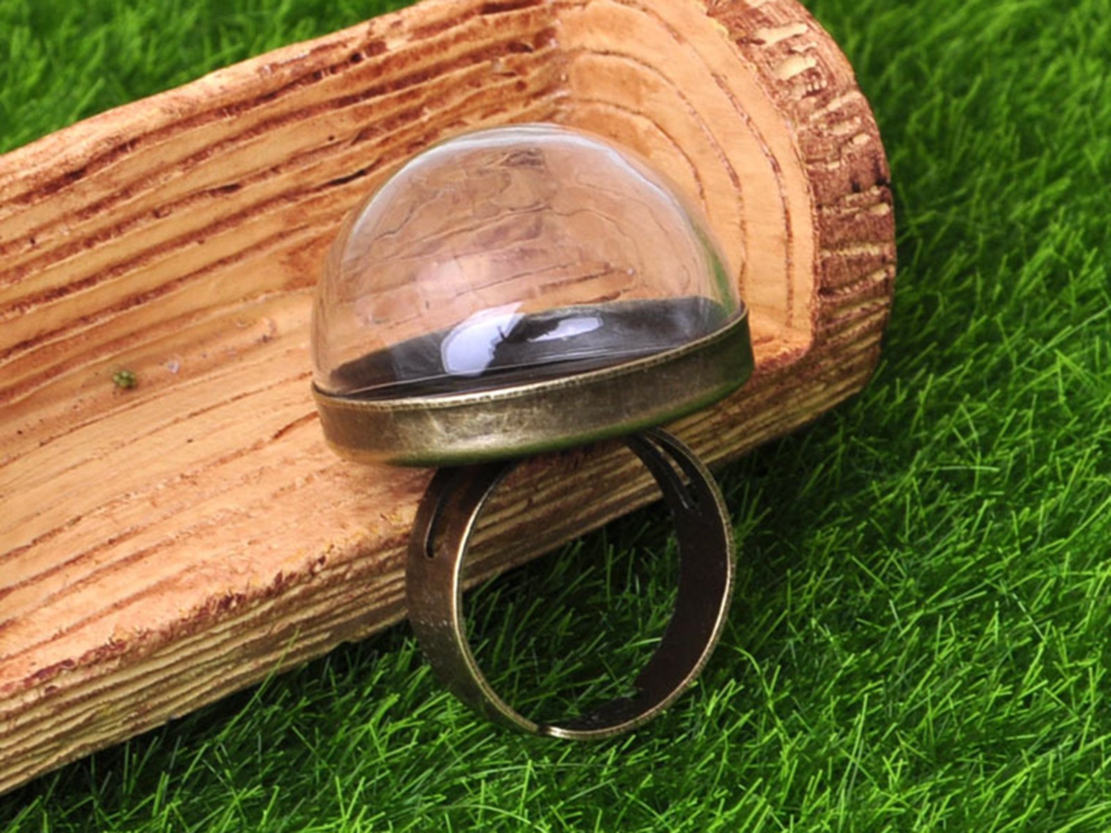 2pcs DIY Bronze Adjustable Rin - Terrarium Glass Bottle ulasan dan harga