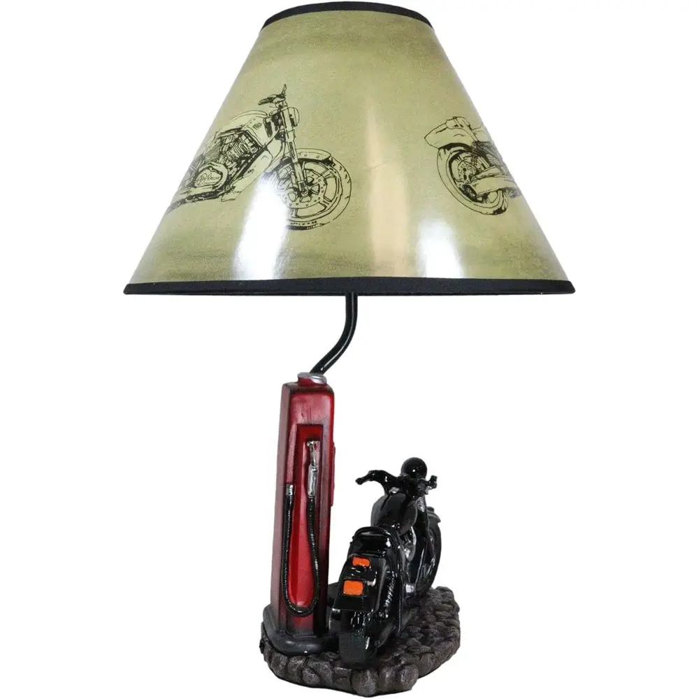 Vintage Retro Black Motorcycle - Home Decor Theme ulasan dan harga