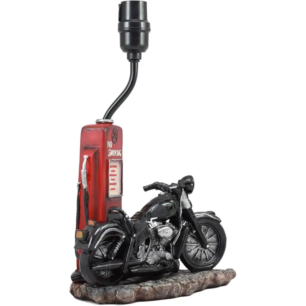 Vintage Retro Black Motorcycle - Home Decor Theme ulasan dan harga